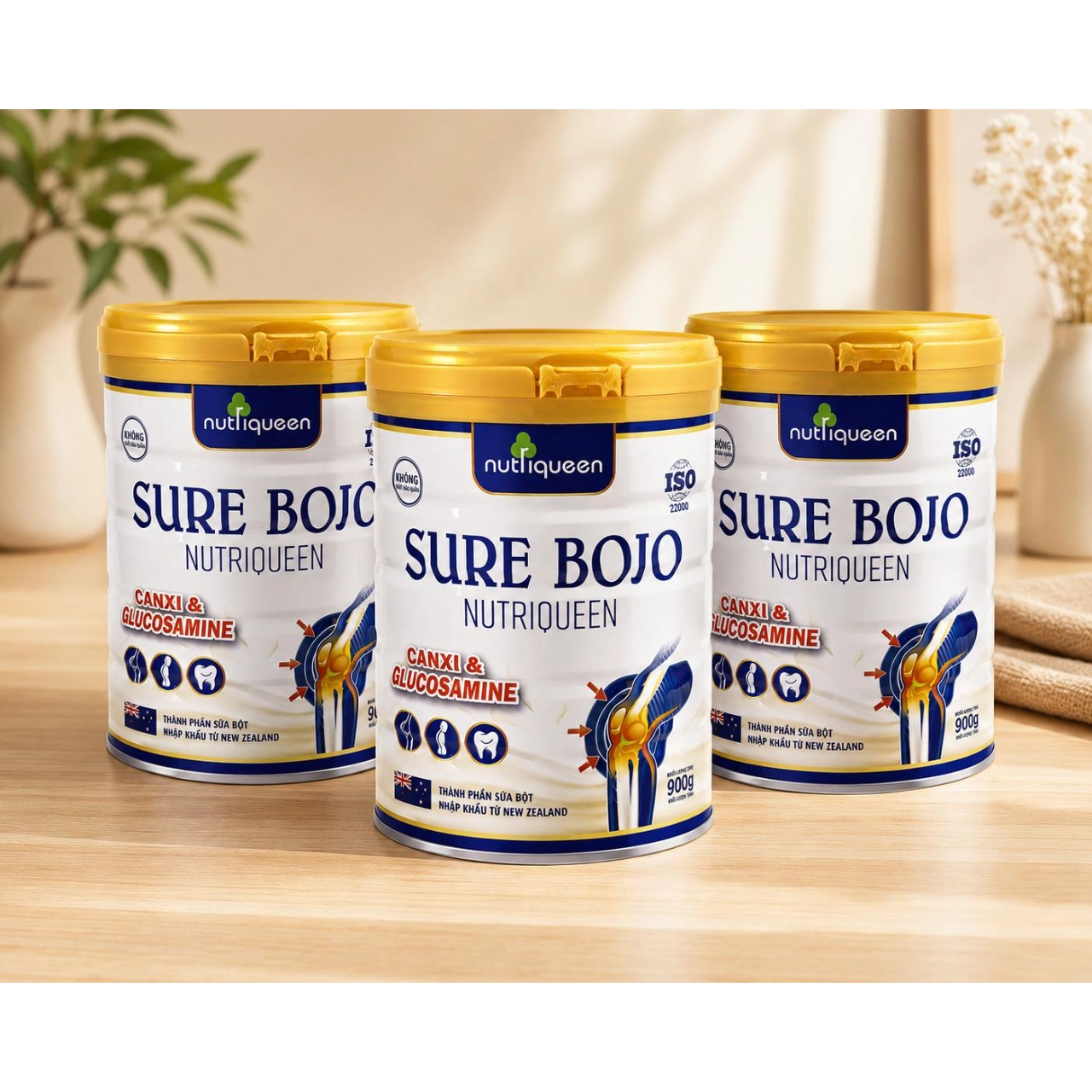 SỮA SURE BOJO NUTRIQUEEN – DINH DƯỠNG BỔ SUNG CANXI 900G