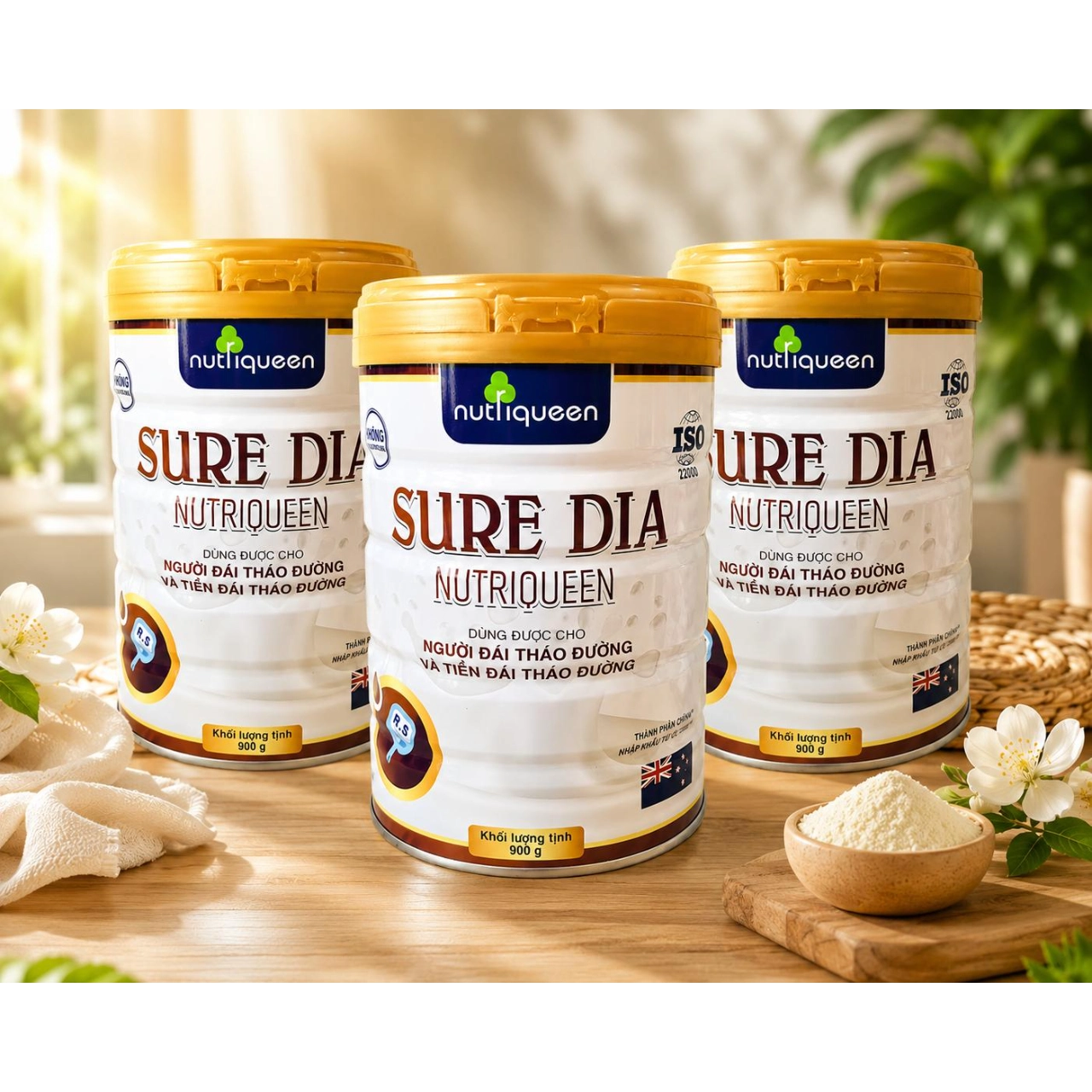 SỮA SURE DIA NUTRIQUEEN – DINH DƯỠNG DÀNH CHO NGƯỜI ĐÁI THÁO ĐƯỜNG VÀ TIỀN ĐÁI THÁO ĐƯỜNG