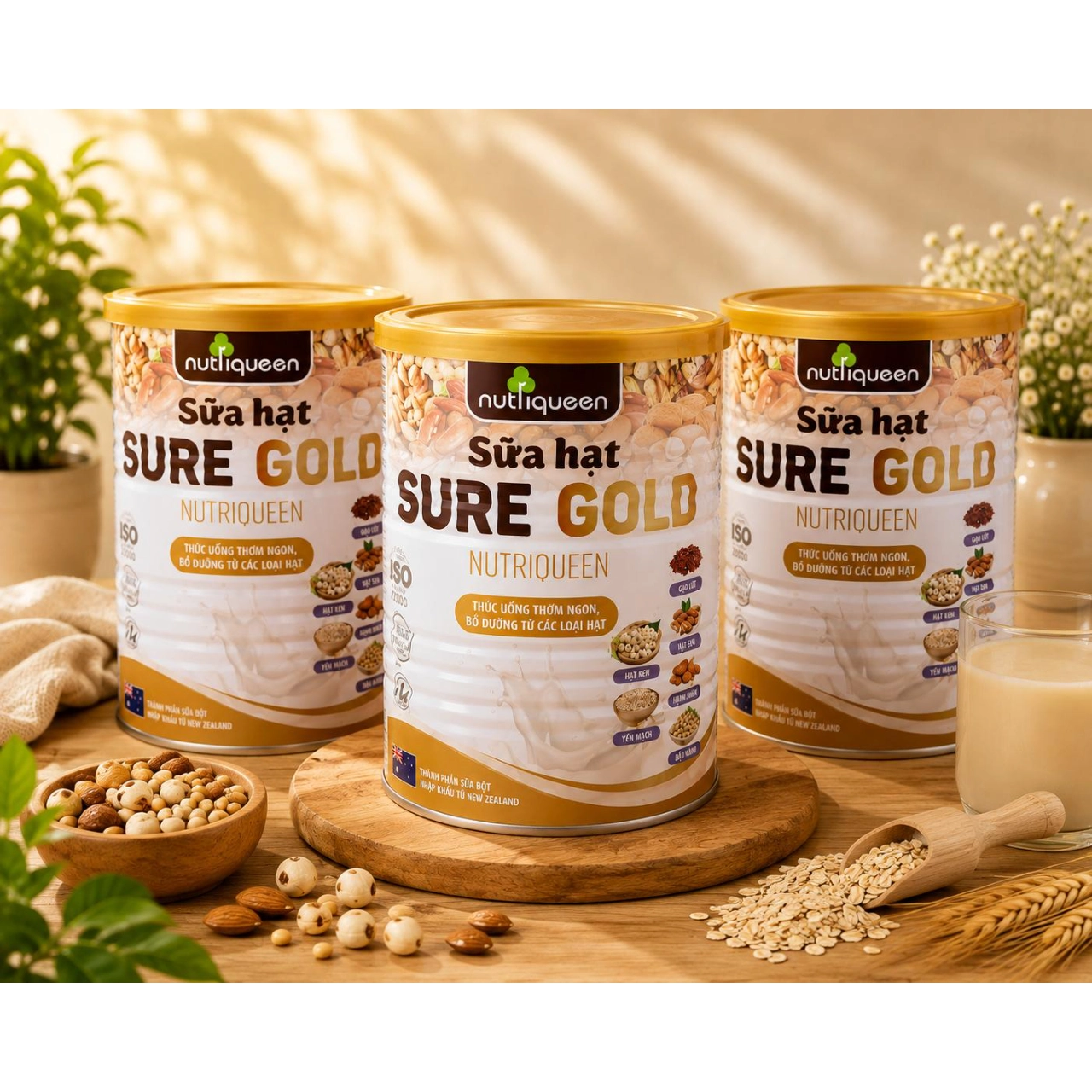 SỮA HẠT SURE GOLD NUTRIQUEEN 400G